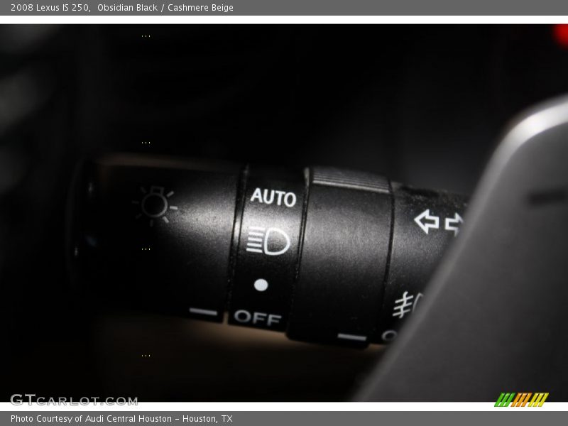 Obsidian Black / Cashmere Beige 2008 Lexus IS 250