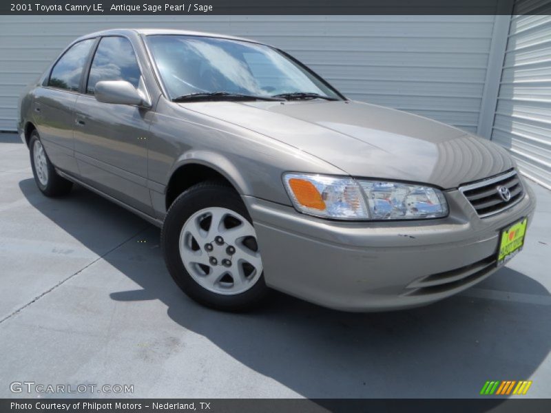 Antique Sage Pearl / Sage 2001 Toyota Camry LE