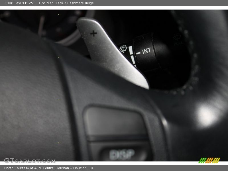 Obsidian Black / Cashmere Beige 2008 Lexus IS 250