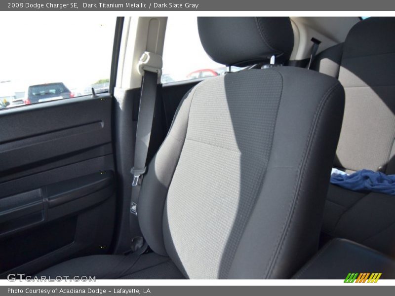 Dark Titanium Metallic / Dark Slate Gray 2008 Dodge Charger SE