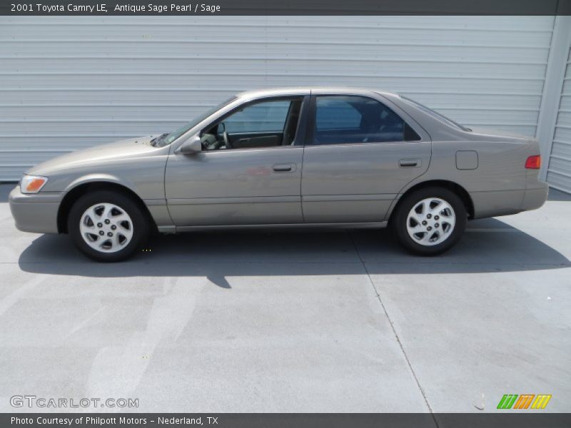 Antique Sage Pearl / Sage 2001 Toyota Camry LE
