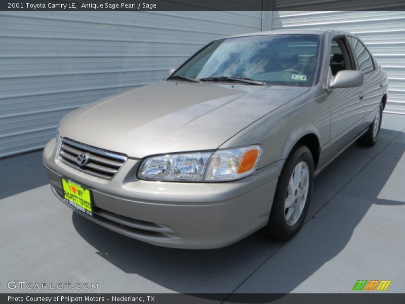 Antique Sage Pearl / Sage 2001 Toyota Camry LE