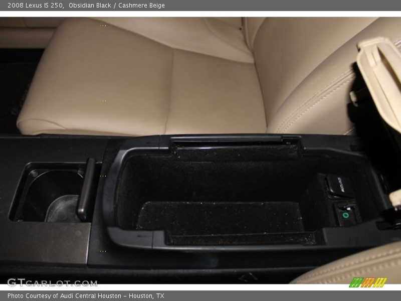 Obsidian Black / Cashmere Beige 2008 Lexus IS 250
