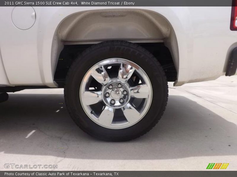 White Diamond Tricoat / Ebony 2011 GMC Sierra 1500 SLE Crew Cab 4x4