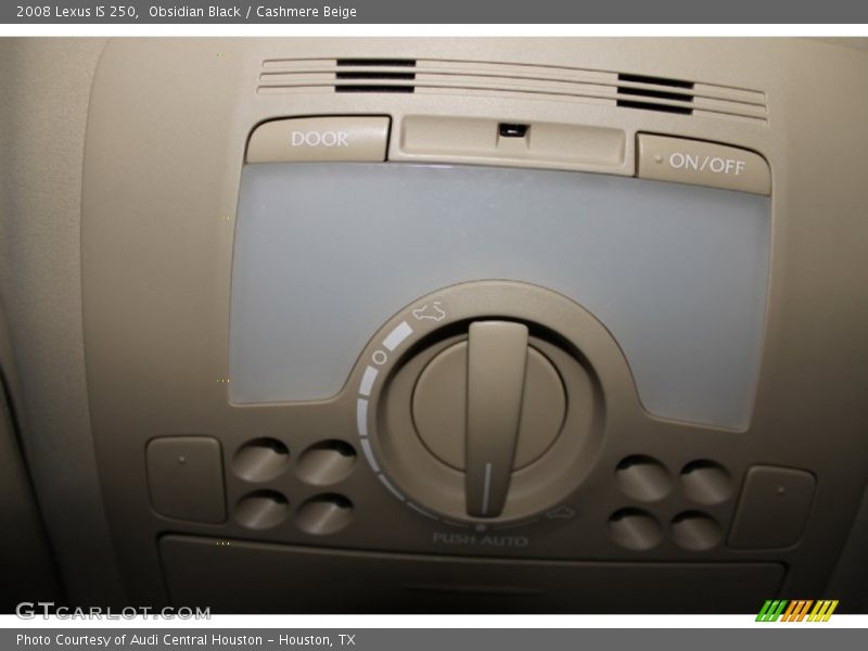 Obsidian Black / Cashmere Beige 2008 Lexus IS 250