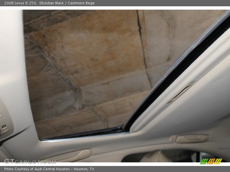 Obsidian Black / Cashmere Beige 2008 Lexus IS 250