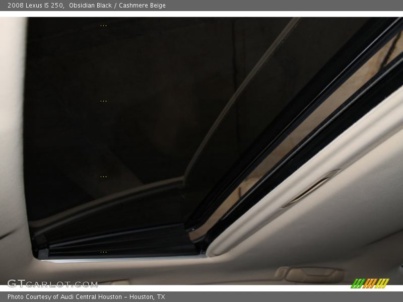 Obsidian Black / Cashmere Beige 2008 Lexus IS 250