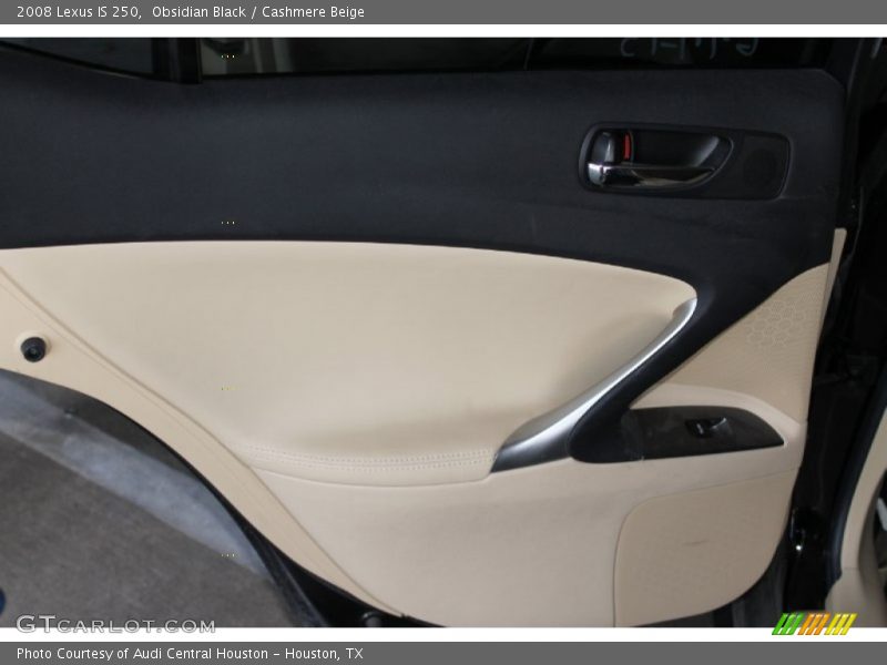 Obsidian Black / Cashmere Beige 2008 Lexus IS 250