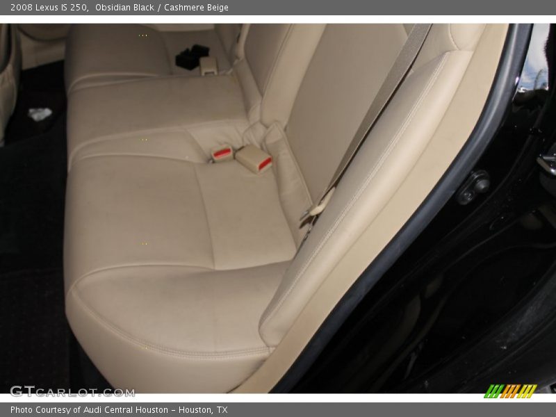 Obsidian Black / Cashmere Beige 2008 Lexus IS 250