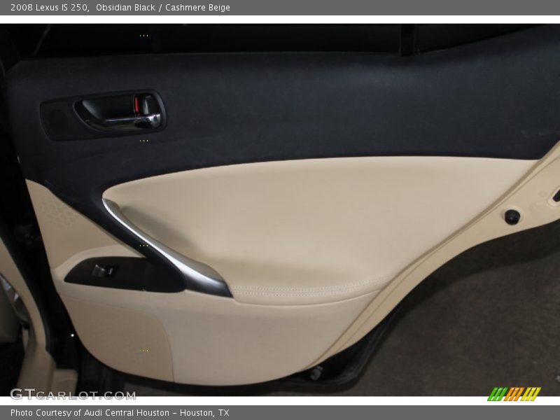 Obsidian Black / Cashmere Beige 2008 Lexus IS 250