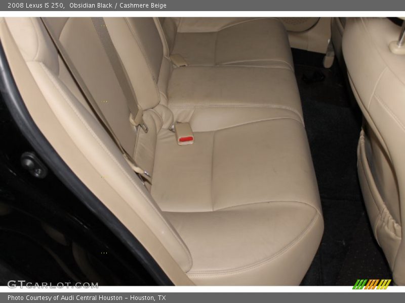 Obsidian Black / Cashmere Beige 2008 Lexus IS 250