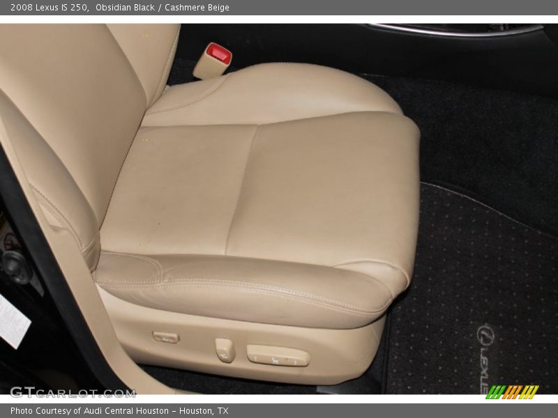 Obsidian Black / Cashmere Beige 2008 Lexus IS 250