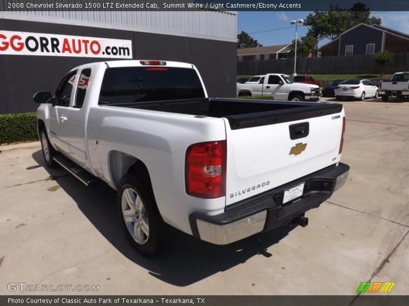 Summit White / Light Cashmere/Ebony Accents 2008 Chevrolet Silverado 1500 LTZ Extended Cab