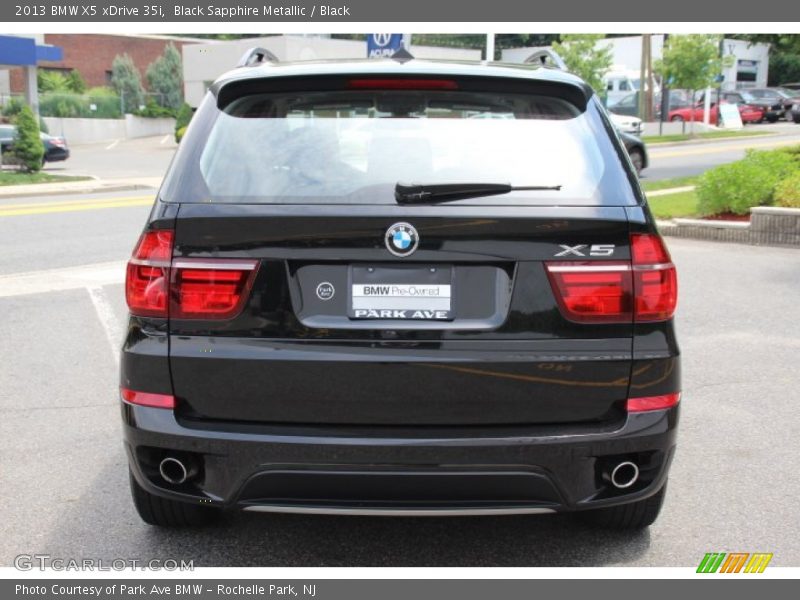 Black Sapphire Metallic / Black 2013 BMW X5 xDrive 35i