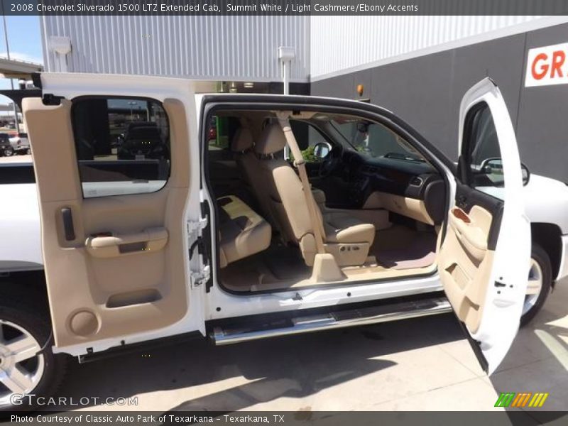 Summit White / Light Cashmere/Ebony Accents 2008 Chevrolet Silverado 1500 LTZ Extended Cab