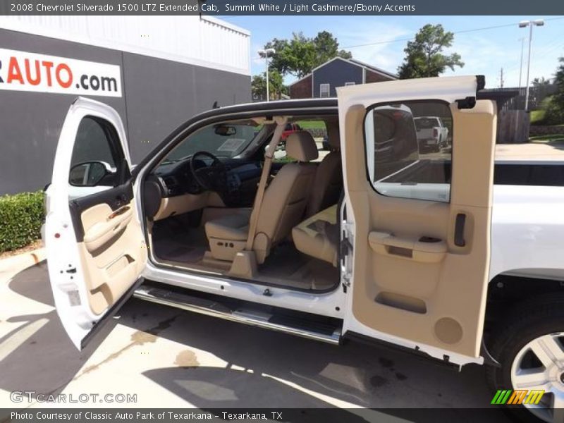 Summit White / Light Cashmere/Ebony Accents 2008 Chevrolet Silverado 1500 LTZ Extended Cab