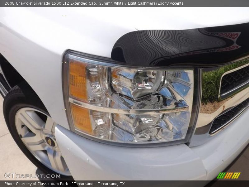Summit White / Light Cashmere/Ebony Accents 2008 Chevrolet Silverado 1500 LTZ Extended Cab