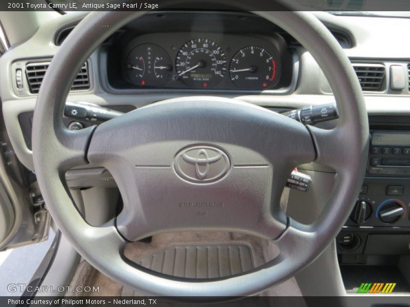 Antique Sage Pearl / Sage 2001 Toyota Camry LE