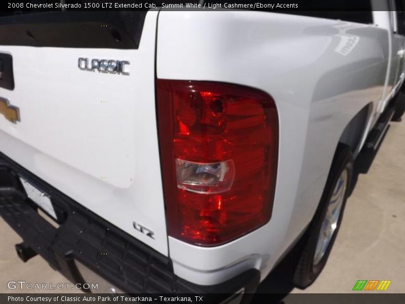 Summit White / Light Cashmere/Ebony Accents 2008 Chevrolet Silverado 1500 LTZ Extended Cab