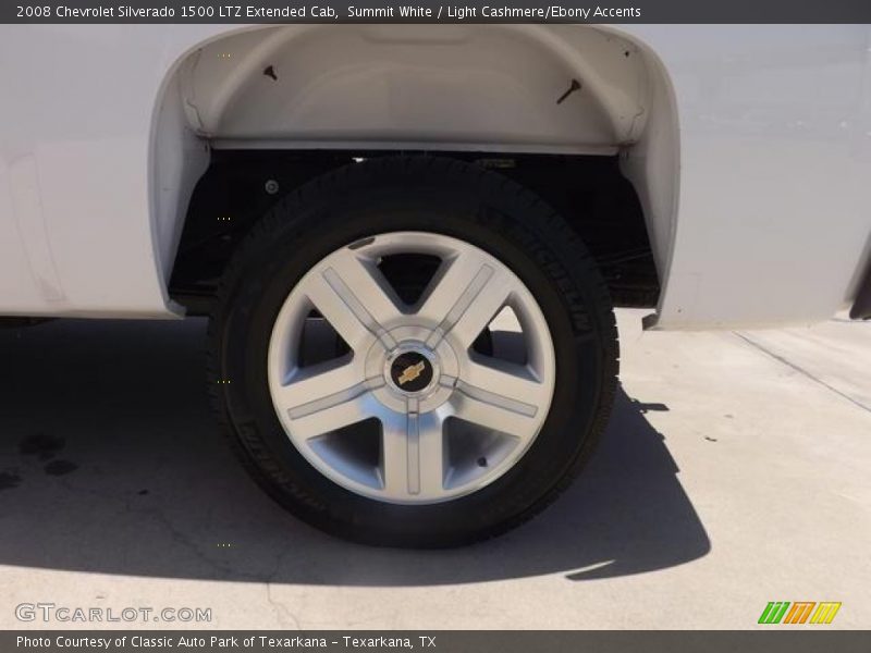 Summit White / Light Cashmere/Ebony Accents 2008 Chevrolet Silverado 1500 LTZ Extended Cab