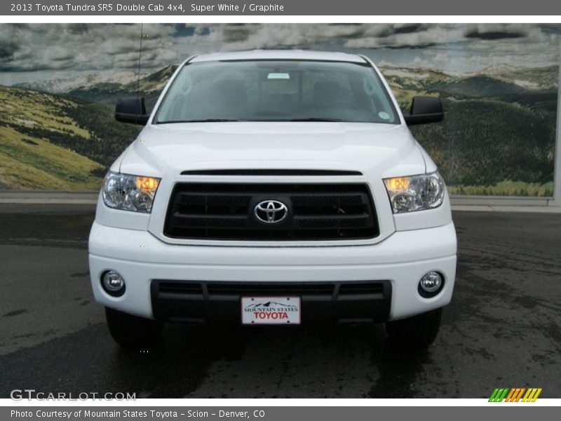 Super White / Graphite 2013 Toyota Tundra SR5 Double Cab 4x4