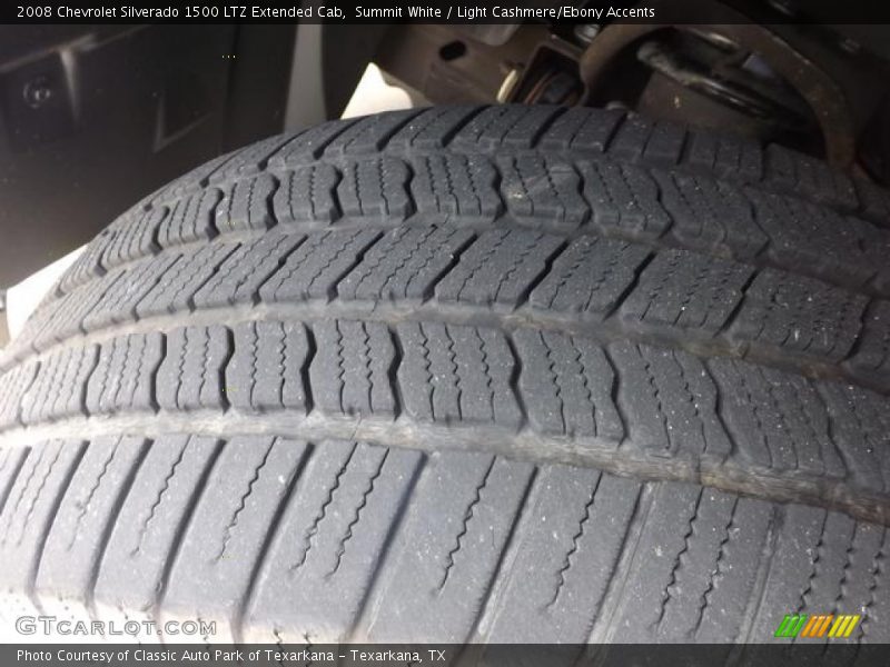 Summit White / Light Cashmere/Ebony Accents 2008 Chevrolet Silverado 1500 LTZ Extended Cab