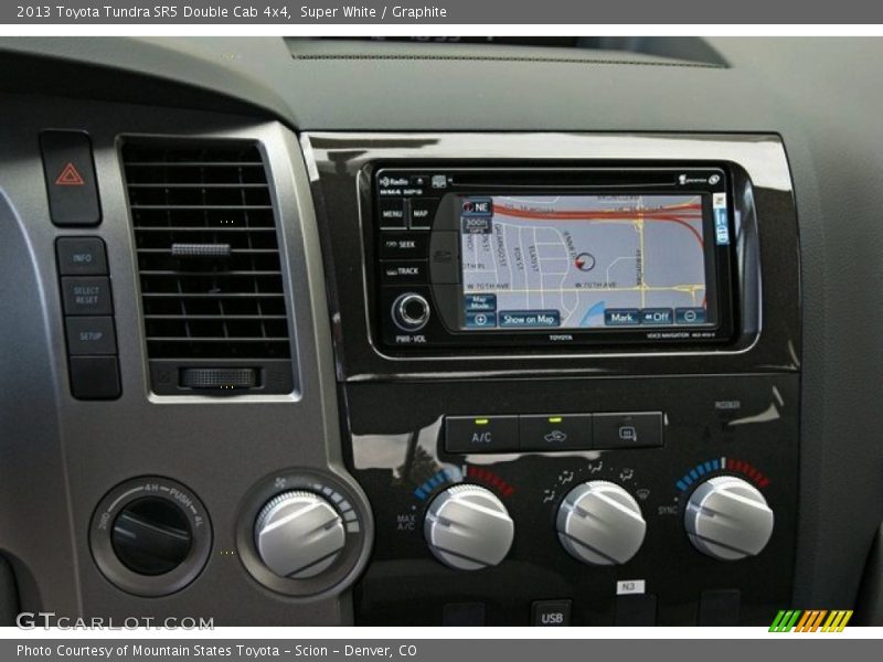 Super White / Graphite 2013 Toyota Tundra SR5 Double Cab 4x4
