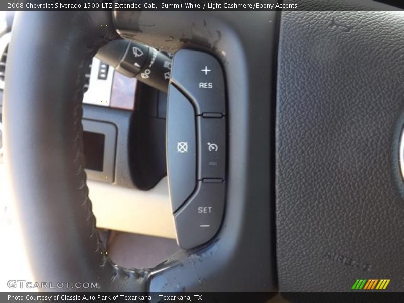 Summit White / Light Cashmere/Ebony Accents 2008 Chevrolet Silverado 1500 LTZ Extended Cab