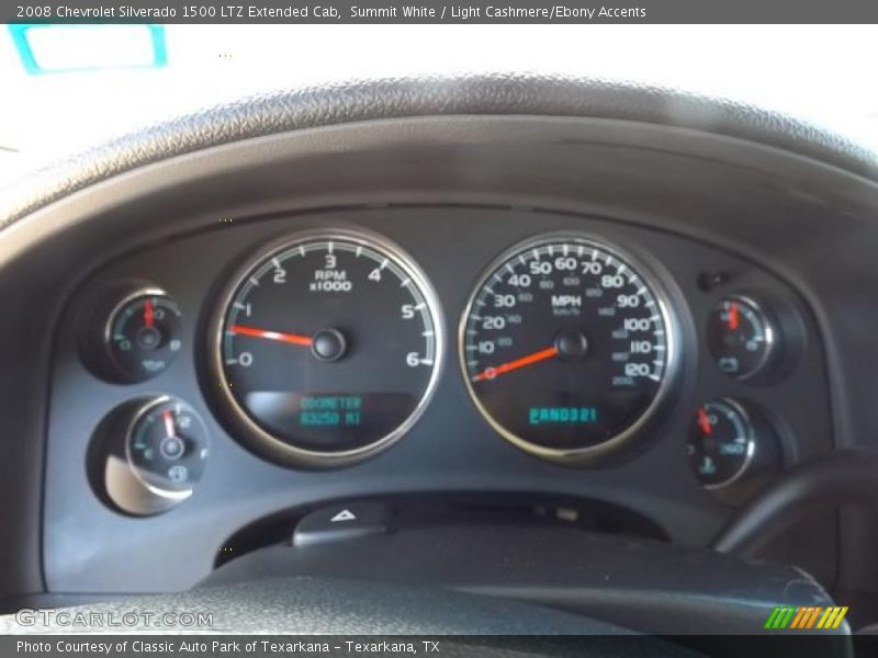 Summit White / Light Cashmere/Ebony Accents 2008 Chevrolet Silverado 1500 LTZ Extended Cab