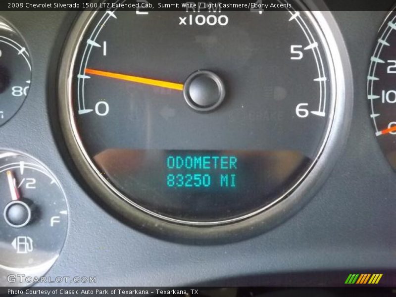 Summit White / Light Cashmere/Ebony Accents 2008 Chevrolet Silverado 1500 LTZ Extended Cab