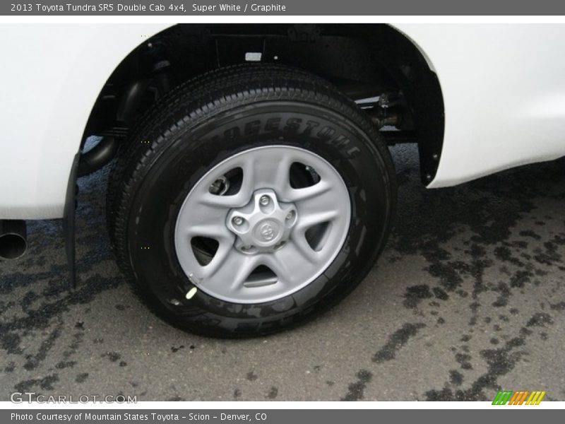 Super White / Graphite 2013 Toyota Tundra SR5 Double Cab 4x4