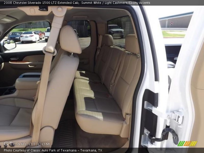 Summit White / Light Cashmere/Ebony Accents 2008 Chevrolet Silverado 1500 LTZ Extended Cab