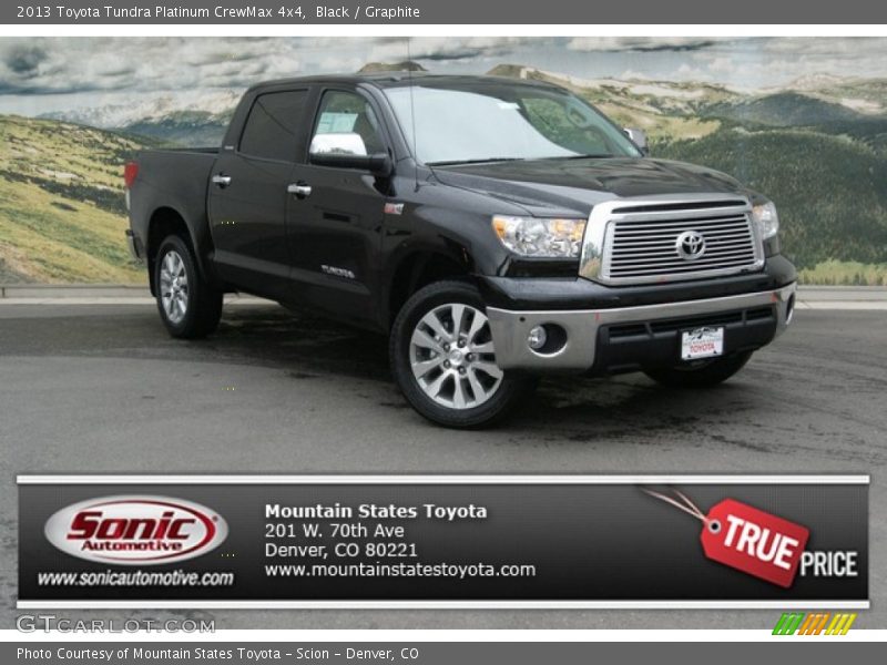 Black / Graphite 2013 Toyota Tundra Platinum CrewMax 4x4