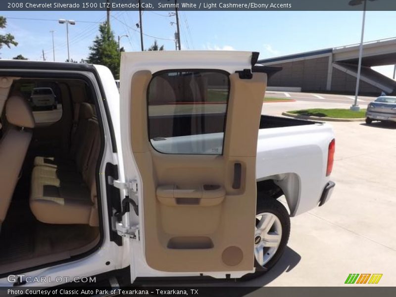 Summit White / Light Cashmere/Ebony Accents 2008 Chevrolet Silverado 1500 LTZ Extended Cab