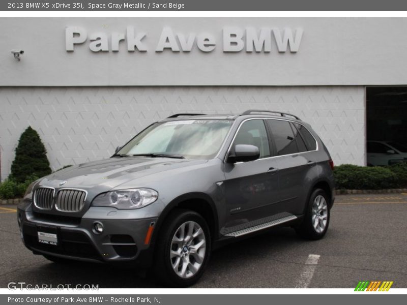 Space Gray Metallic / Sand Beige 2013 BMW X5 xDrive 35i