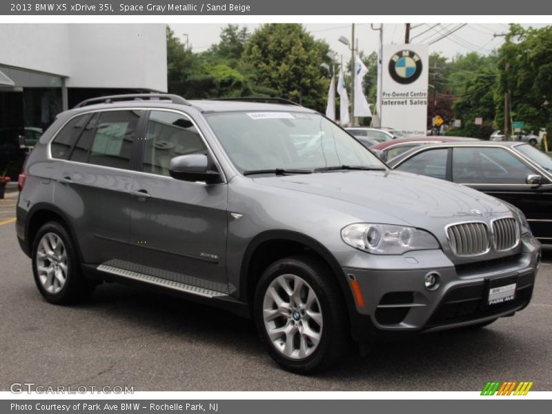 Space Gray Metallic / Sand Beige 2013 BMW X5 xDrive 35i