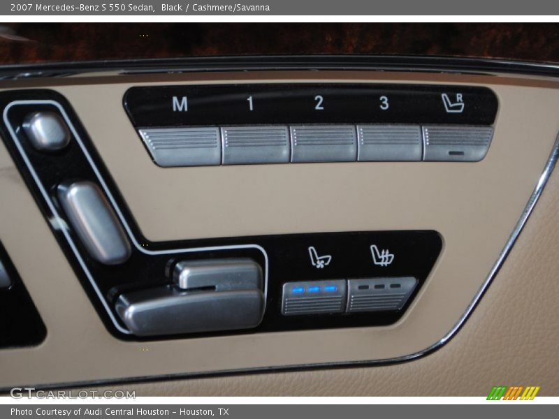 Black / Cashmere/Savanna 2007 Mercedes-Benz S 550 Sedan