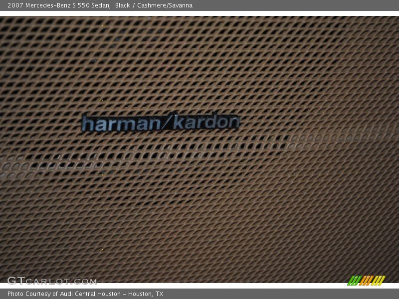 Black / Cashmere/Savanna 2007 Mercedes-Benz S 550 Sedan