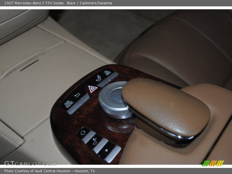 Black / Cashmere/Savanna 2007 Mercedes-Benz S 550 Sedan