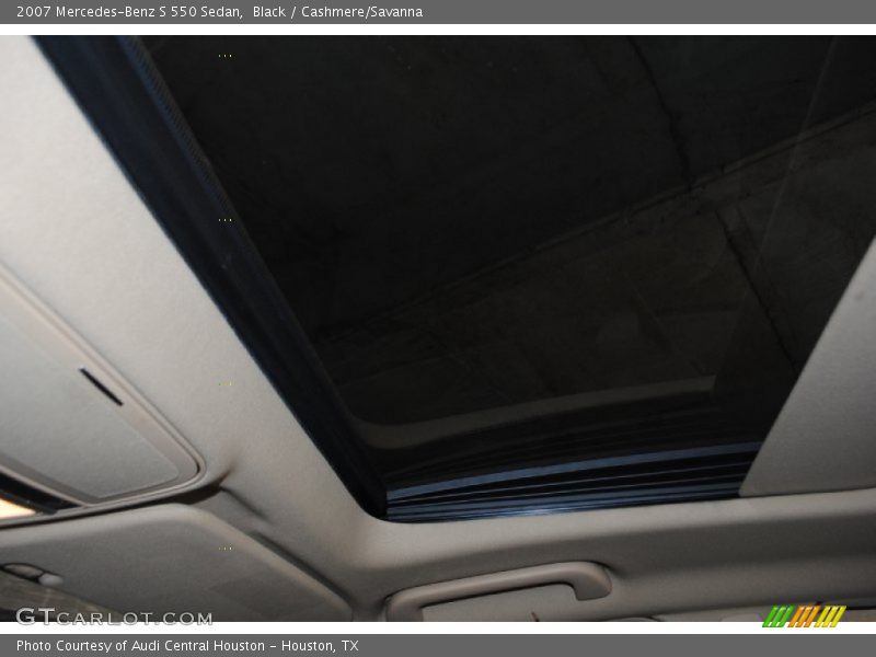 Black / Cashmere/Savanna 2007 Mercedes-Benz S 550 Sedan