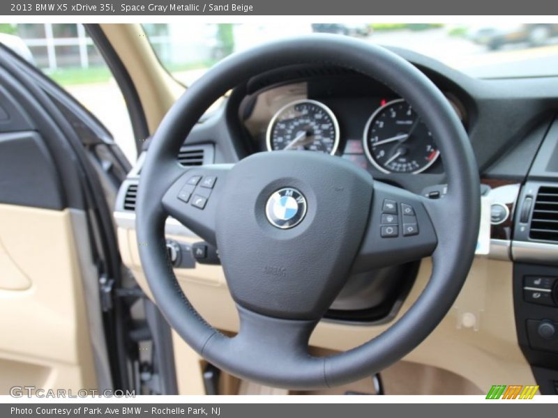 Space Gray Metallic / Sand Beige 2013 BMW X5 xDrive 35i