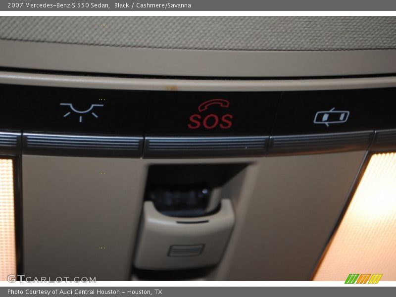 Black / Cashmere/Savanna 2007 Mercedes-Benz S 550 Sedan