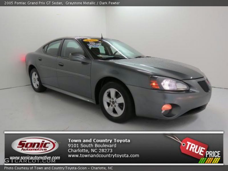 Graystone Metallic / Dark Pewter 2005 Pontiac Grand Prix GT Sedan