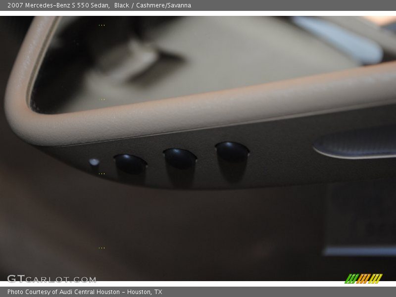 Black / Cashmere/Savanna 2007 Mercedes-Benz S 550 Sedan