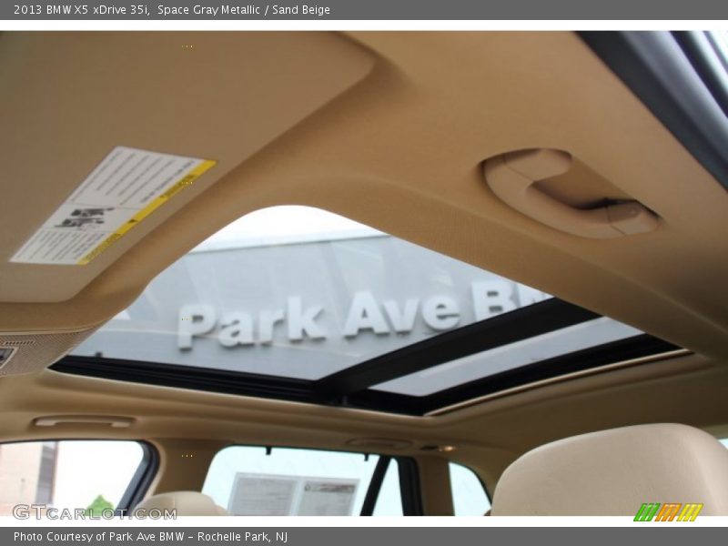 Space Gray Metallic / Sand Beige 2013 BMW X5 xDrive 35i