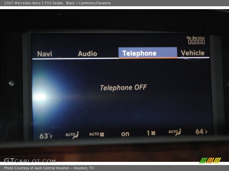 Black / Cashmere/Savanna 2007 Mercedes-Benz S 550 Sedan