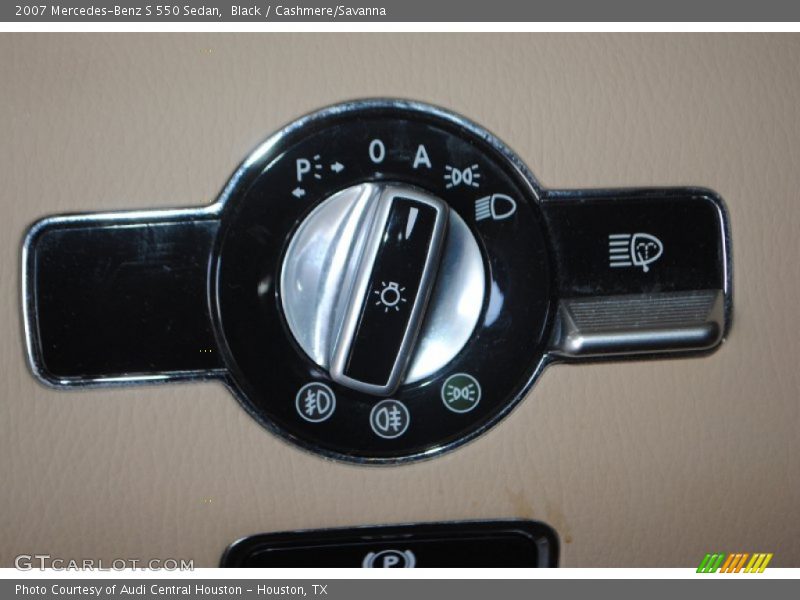 Black / Cashmere/Savanna 2007 Mercedes-Benz S 550 Sedan