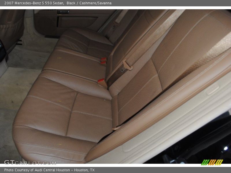 Black / Cashmere/Savanna 2007 Mercedes-Benz S 550 Sedan