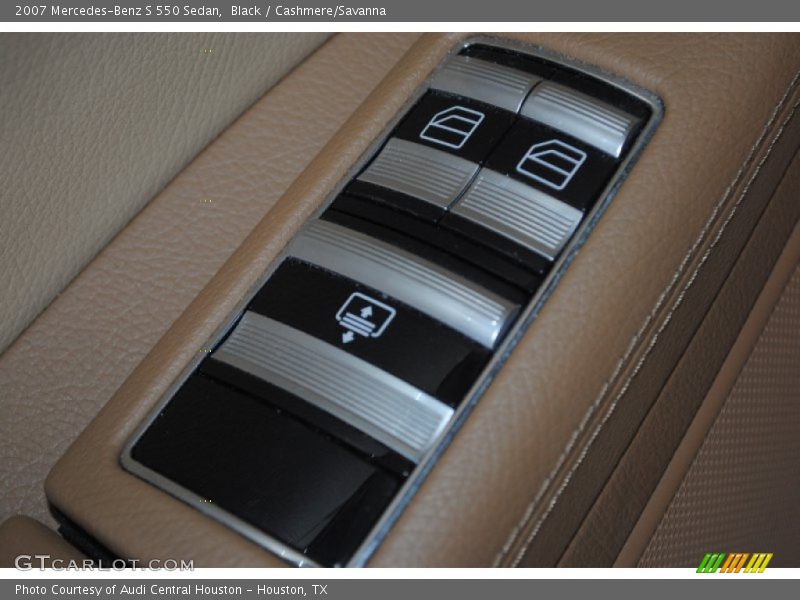 Black / Cashmere/Savanna 2007 Mercedes-Benz S 550 Sedan