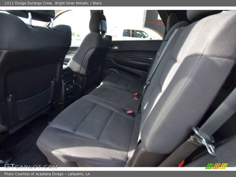 Bright Silver Metallic / Black 2011 Dodge Durango Crew